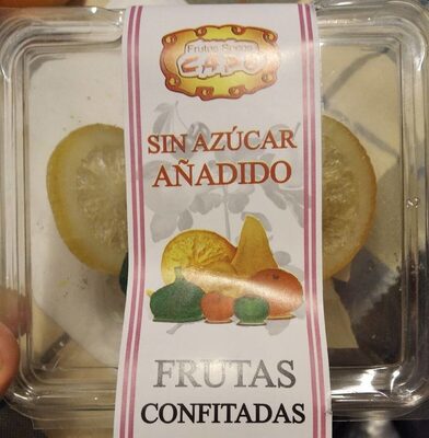 Fruta confitada