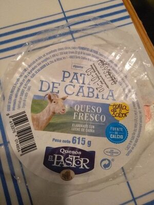 Pata de Cabra - Queso fresco de cabra front packaging