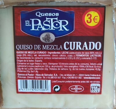 Queso Mezcla Curado