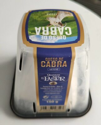 Queso de cabra front packaging
