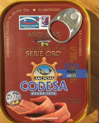 Anchoas front packaging