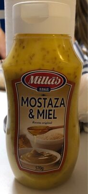 Mostaza y miel front packaging