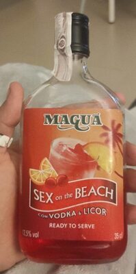 Sex on the beach front packaging
