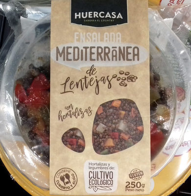 Ensalada mediterránea de lentejas