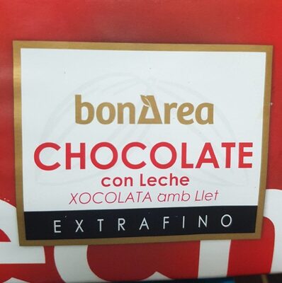Chocolate con leche extrafino front packaging