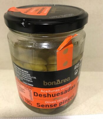 Aceitunas verdes deshuesadas