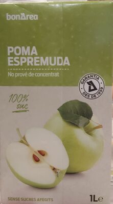 Manzana exprimida 100 zumo front packaging