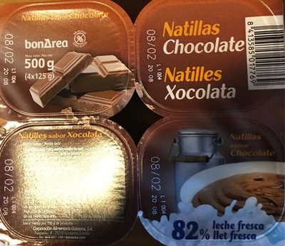 Bonarea Natillas chocolate