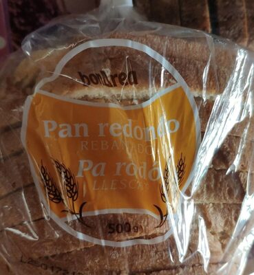 Pan redondo rebanado