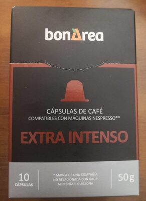 Cápsulas de café extra intenso