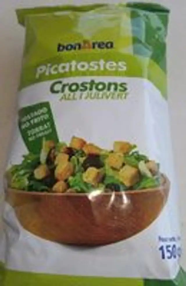 Picatostes ajo y perejil