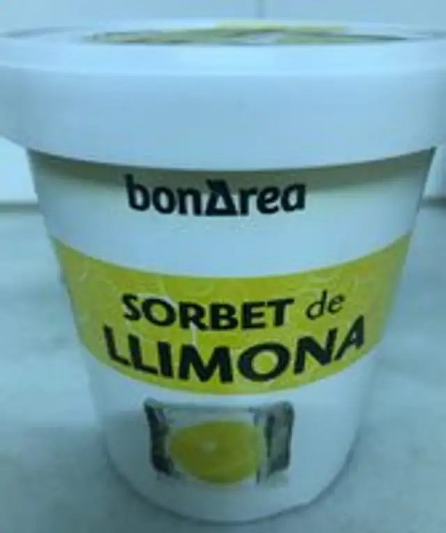 Sorbete de limón