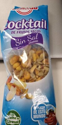 Cocktail de frutos secos sin sal