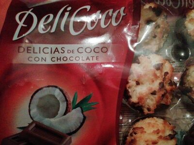 Delicoco delicias de coco con chocolate front packaging