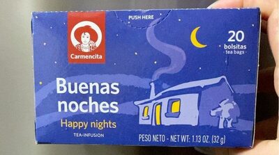 Buenas noches front packaging
