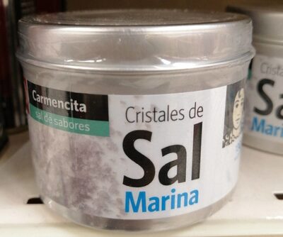 Cristales de sal marina