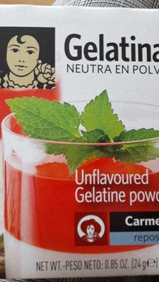 gelatina neutra en polvo