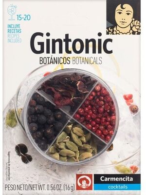 Gintonic botanicals cocktails front packaging