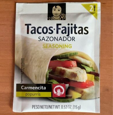 Sazonador tacos y fajitas