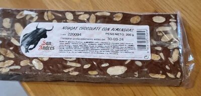 Nougat chocolate con almendras