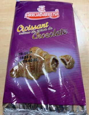 Croissant relleno de chocolate