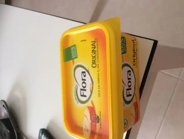 Margarina original ingredients label