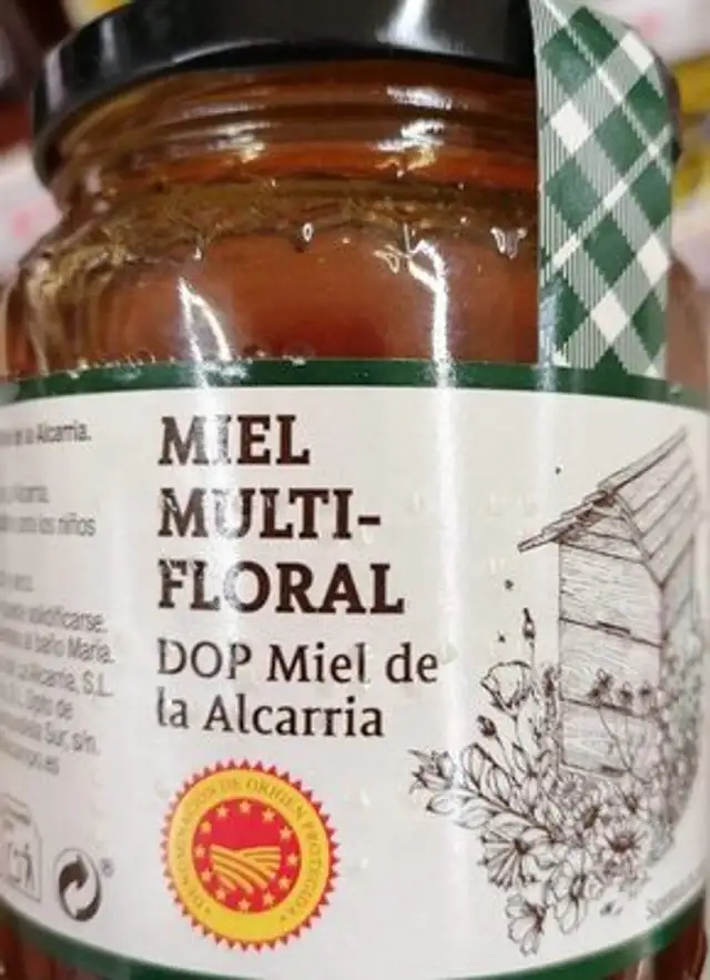 Miel multifloral front packaging