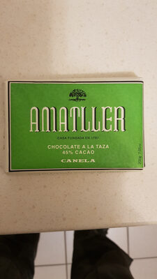 Chocolate a la Taza Canela front packaging