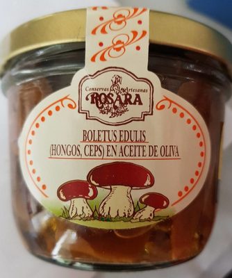 Boletus edulis en aceite de oliva