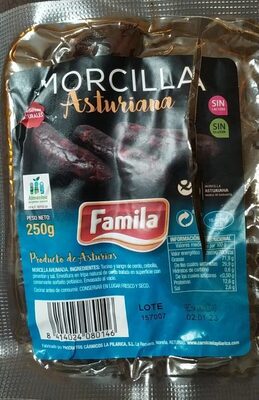 Morcilla front packaging