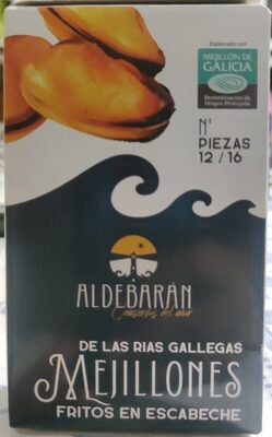 MEJILLONES FRITOS EN ESCABECHE front packaging