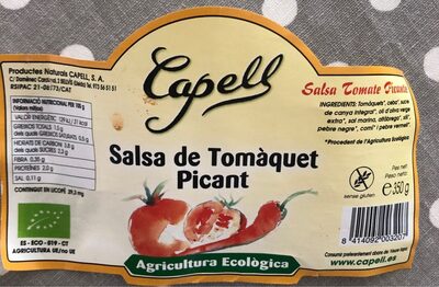 Salsa de tomàquet picant