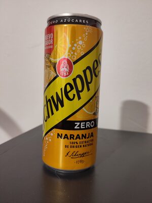 Schweppes Naranja Zero