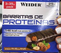 Baritas de proteinas