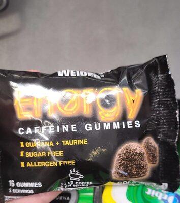 Energy cafeïna gummies