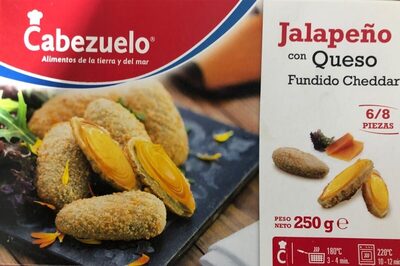 Jalapeño con queso fundido cheddar front packaging