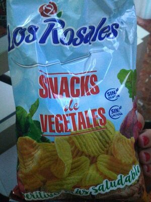 Snacks de vegetales front packaging