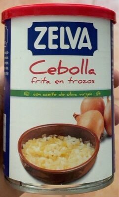 Cebolla frita en trozos