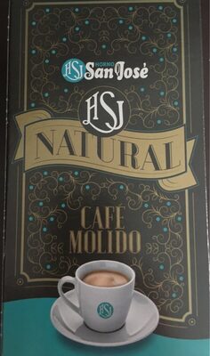 Café molido natural front packaging