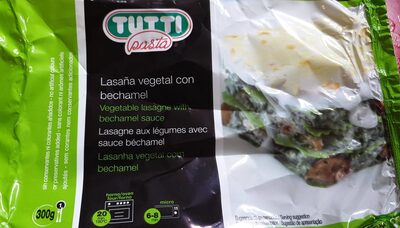 Lasagne aux legumes avec sauce bechamel