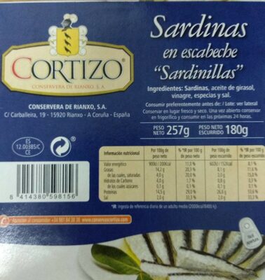 Sardinas en escabeche