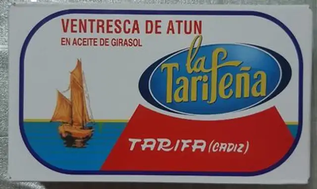 Ventresca de atún front packaging