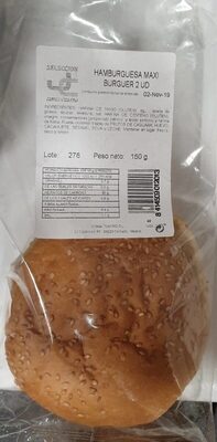 Pan hamburguesa Maxi u ud
