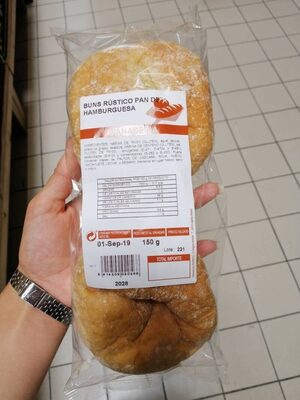 Pan hamburguesa Carrefour front packaging