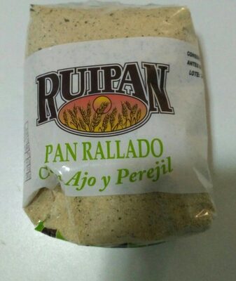 Pan rallado con ajo y perejil