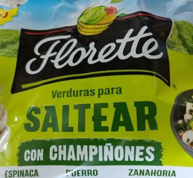 Verduras para saltear con champiñones front packaging