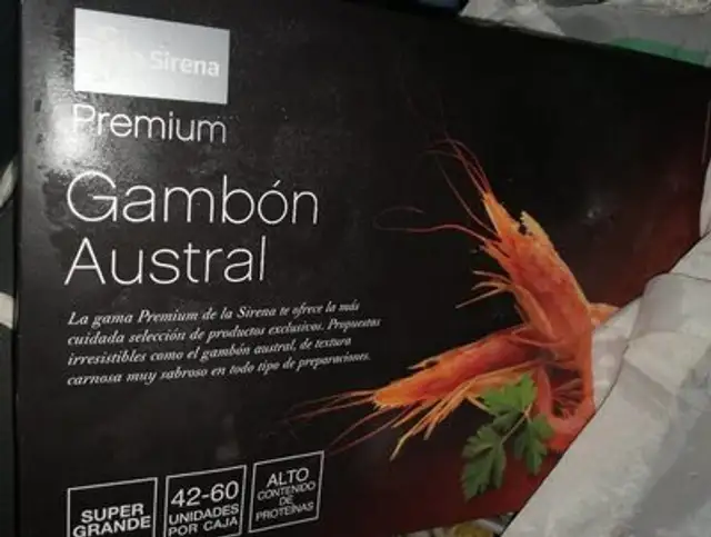 Gambón austral front packaging