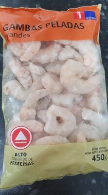 Gambas peladas grandes