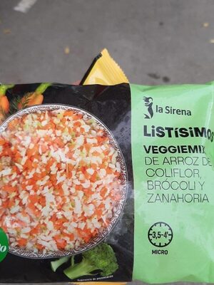 Veggiemix de arroz de coliflor, brócoli y zanahoria