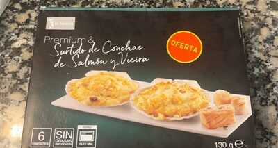 Surido de concha de salmon y veiria